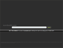 Tablet Screenshot of eurobuild.com