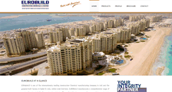 Desktop Screenshot of eurobuild.ae
